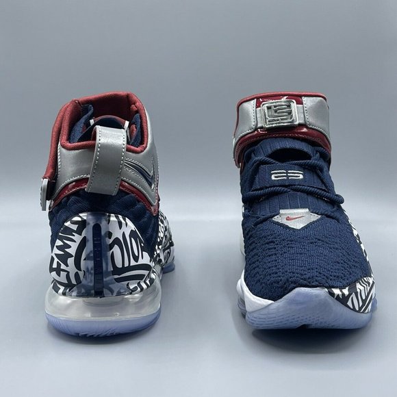 Nike LeBron 17 LeBron 4 Cold Blue Graffiti 2020 Si